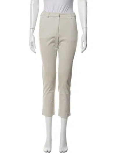 Pre-owned Weekend Max Mara Straight Leg Pants In Neutrals