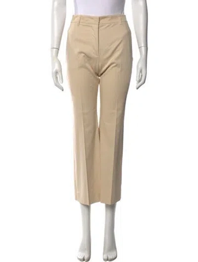 Pre-owned Weekend Max Mara Straight Leg Pants In Neutrals
