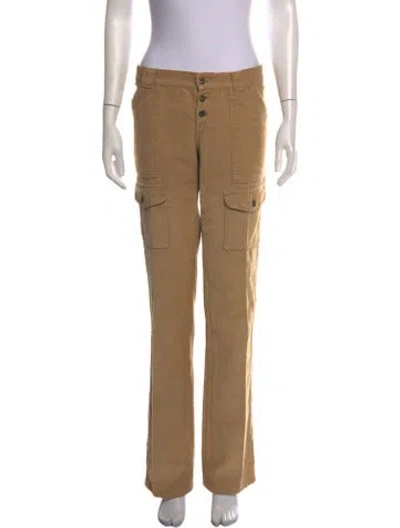 Pre-owned Weekend Max Mara Straight Leg Pants In Neutrals