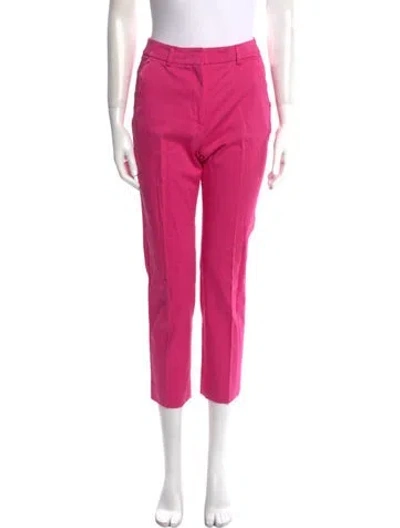 Pre-owned Weekend Max Mara Straight Leg Pants In Pink