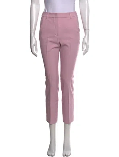 Pre-owned Weekend Max Mara Straight Leg Pants In Pink