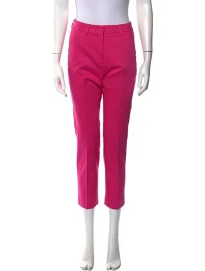 Pre-owned Weekend Max Mara Straight Leg Pants In Pink