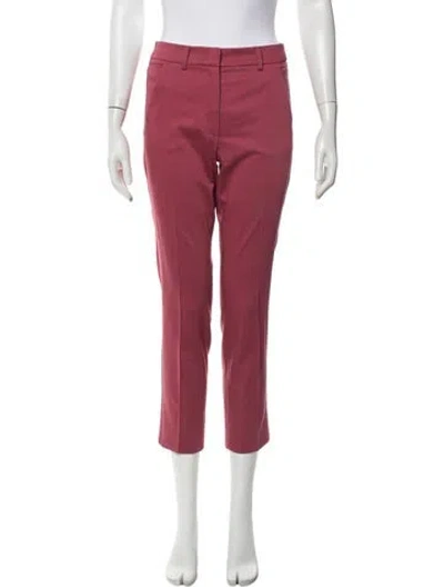 Pre-owned Weekend Max Mara Straight Leg Pants In Red