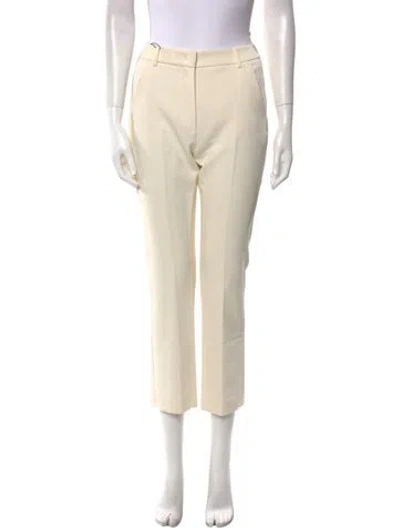 Pre-owned Weekend Max Mara Straight Leg Pants W/ Tags In Neutral