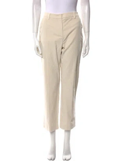 Pre-owned Weekend Max Mara Straight Leg Pants W/ Tags In Neutral