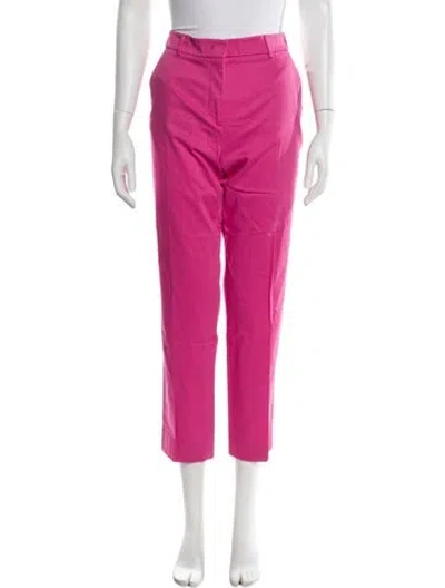 Pre-owned Weekend Max Mara Straight Leg Pants W/ Tags In Pink