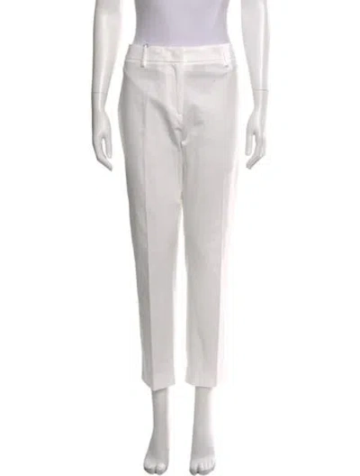Pre-owned Weekend Max Mara Straight Leg Pants W/ Tags In White