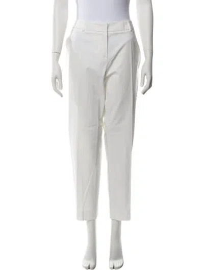 Pre-owned Weekend Max Mara Straight Leg Pants W/ Tags In White