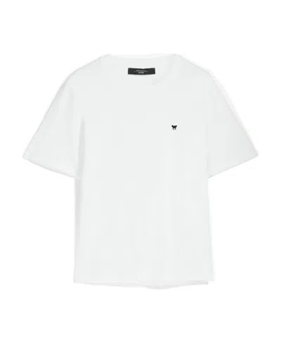 Weekend Max Mara Logo-detail T-shirt In White