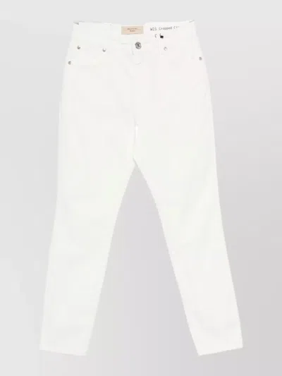 Weekend Max Mara Straight Trousers Silk Nylon Blend Five Pocket In Animal Print