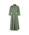 Weekend Max Mara Women's Varenna Printed Shirtdress In Green
