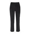 WEEKEND MAX MARA STRETCH-CORDUROY CROPPED STRAIGHT TROUSERS