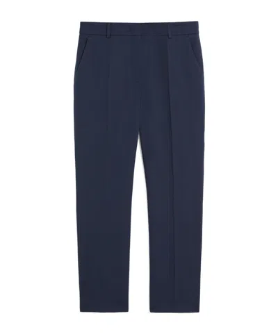 Weekend Max Mara Pipe Casual Pants In Blue