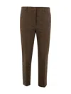 Weekend Max Mara High-waisted Slim Fit Gabardine Pants