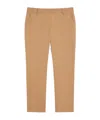 Weekend Max Mara Stretch Gabardine Trousers In Earth Color