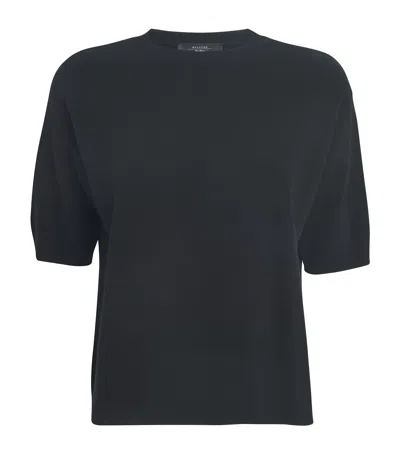 Weekend Max Mara Stretch-viscose Sweater In Black