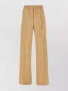 Weekend Max Mara Beige Stretch Polyester Blend Pants In Neutrals