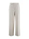 Weekend Max Mara Stretch Wool Palazzo Trousers