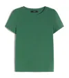Weekend Max Mara Stretch-cotton T-shirt In Green