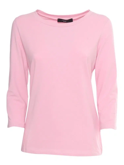 Weekend Max Mara Stretched Jersey T In Pink