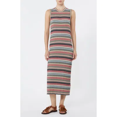 Weekend Max Mara Stripe Knit Tank Dress In Multi