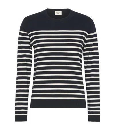 Weekend Max Mara Stripe Sweater In Navy