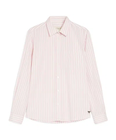 Weekend Max Mara Buttoned Striped Shirt In Neutral