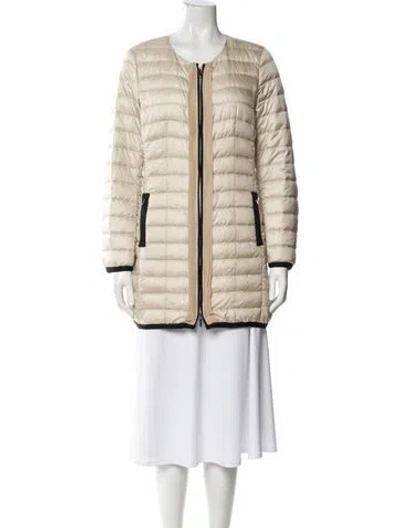 Pre-owned Weekend Max Mara Striped Evening Jacket In Neutral