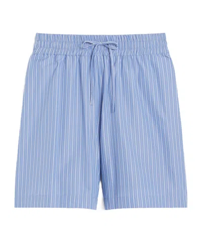 Weekend Max Mara Striped Poplin Bermuda Shorts