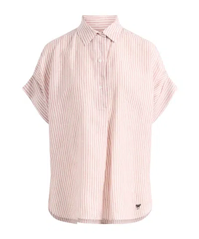 Weekend Max Mara Striped Shirt In Pink