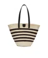 Weekend Max Mara Striped Shoulder Bag In Multi