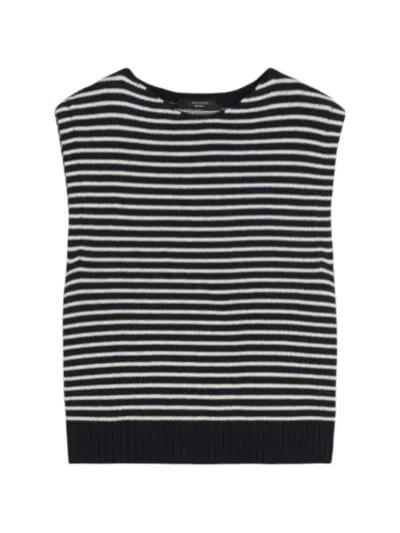WEEKEND MAX MARA STRIPED SLEEVELESS VEST