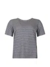 Weekend Max Mara Striped T-shirt In Blue