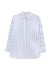 Weekend Max Mara Striped-pattern Shirt In Blue