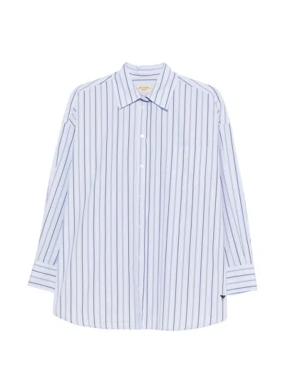 Weekend Max Mara Striped-pattern Shirt In Blue