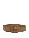 Weekend Max Mara Suede Belt In Brown