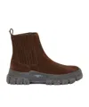 Weekend Max Mara Genepi Dark Brown Chelsea Boot In Brown