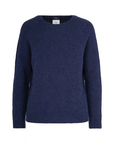 Weekend Max Mara Alpaca And Cotton Sweater In Blue
