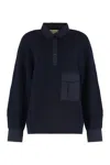 Weekend Max Mara Sweater In Wool And Cashmere In Blue