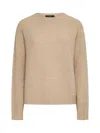Weekend Max Mara Camel Stretch Alpaca Blend Ghiacci Sweater In Brown