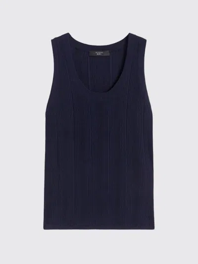 Weekend Max Mara Sweater Woman In Blue
