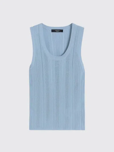 Weekend Max Mara Sweater Woman In Blue