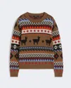 Weekend Max Mara Crew Neck Long Sleeve Sweater In Brown