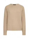 Weekend Max Mara Camel Stretch Alpaca Blend Ghiacci Sweater In Brown