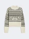 Weekend Max Mara Wool And Alpaca Jacquard Sweater In Multi