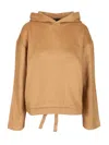 Weekend Max Mara Hoodie With Drawstring By Oscuri In Brown