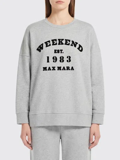 Weekend Max Mara Sweatshirt Woman  In Gray