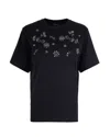 Weekend Max Mara T-shirt Agile Floreale Nera In Multi