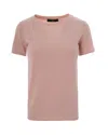 Weekend Max Mara T-shirt Basic Rosa In Pink