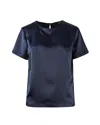 Weekend Max Mara T-shirt Gilbert Blu In Blue